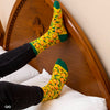 Dynamocks Mango Fruit Crew Length socks for Men and women